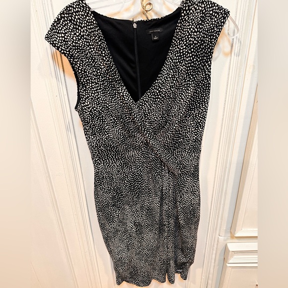 Ann Taylor Dresses & Skirts - Ann Taylor Elegant Black/White polkadot dress